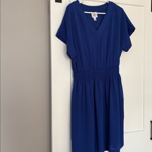 Suzi Chin for Maggy Boutique Blue Dress